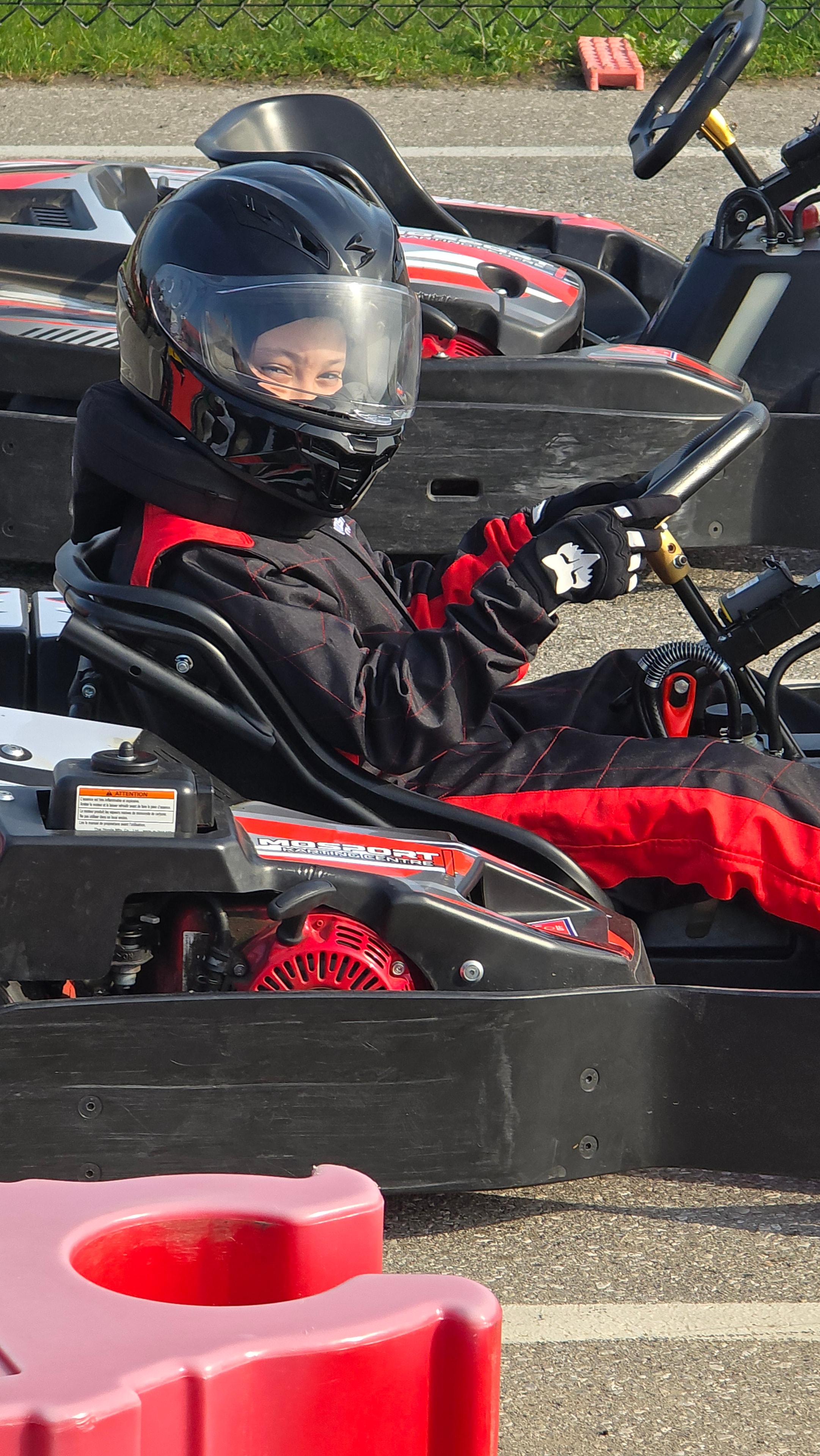 Carter ready to race in Kart #7